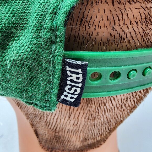 Notre Dame Fighting Irish 47 Brand Green Snapback Hat Embroidered Hat - Picture 8 of 9